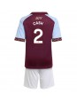Aston Villa Matty Cash #2 Replika Hemmakläder Barn 2025-26 Kortärmad (+ byxor)